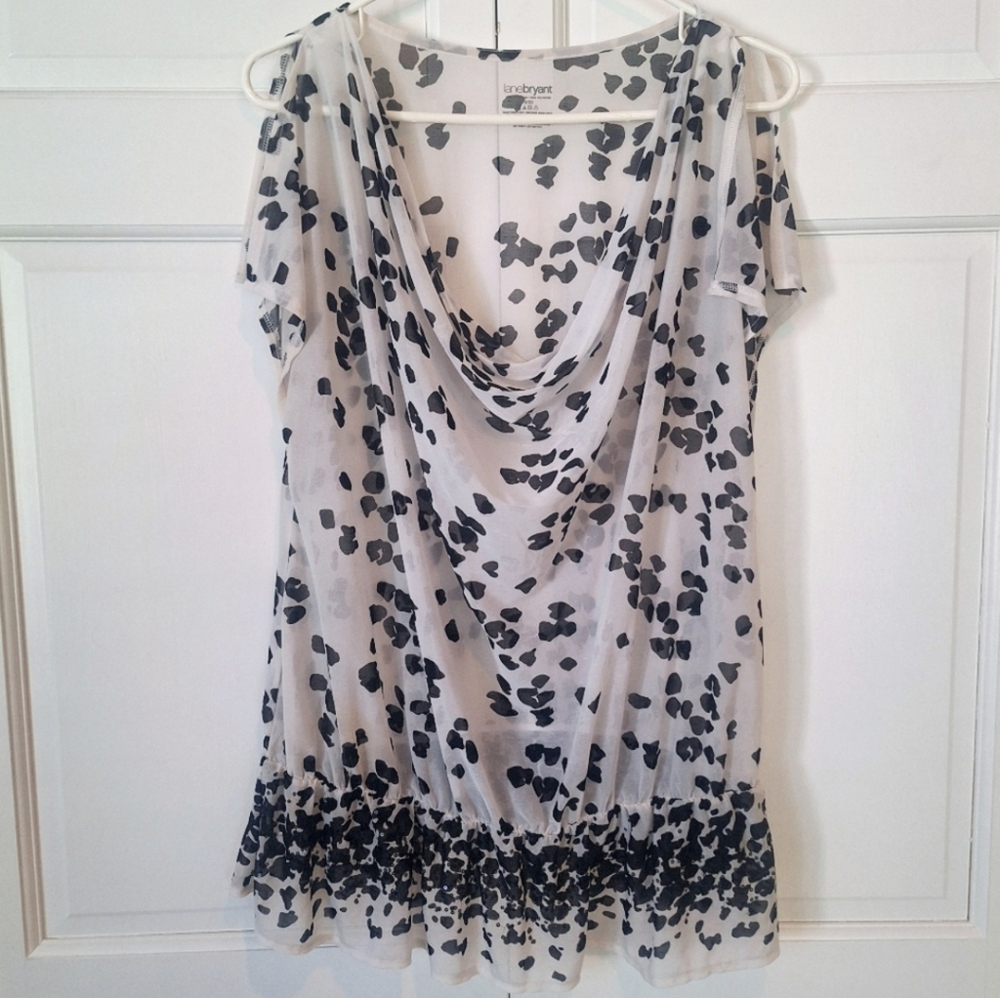Lane Bryant sheer blouse